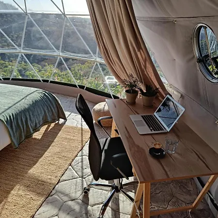 Luxury tent Dome House On Ecological Mango Farm *